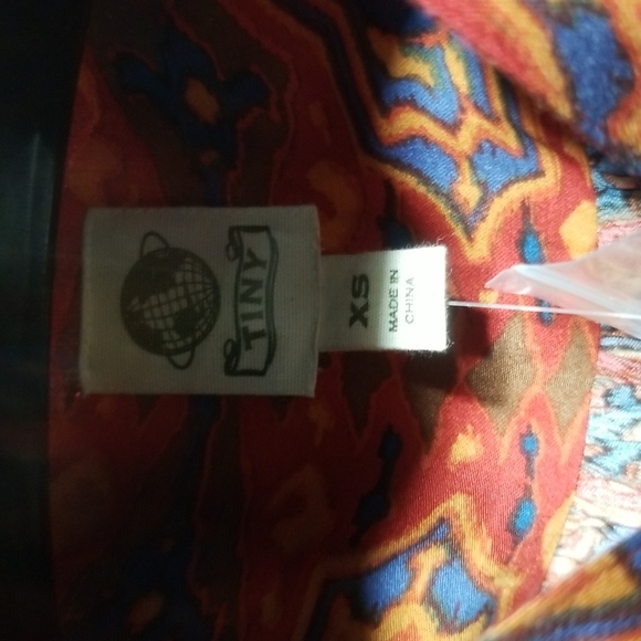 NWT ANTHROPOLOGIE Tiny Longsleeve Dress Size XS Red - Picture 9 of 12